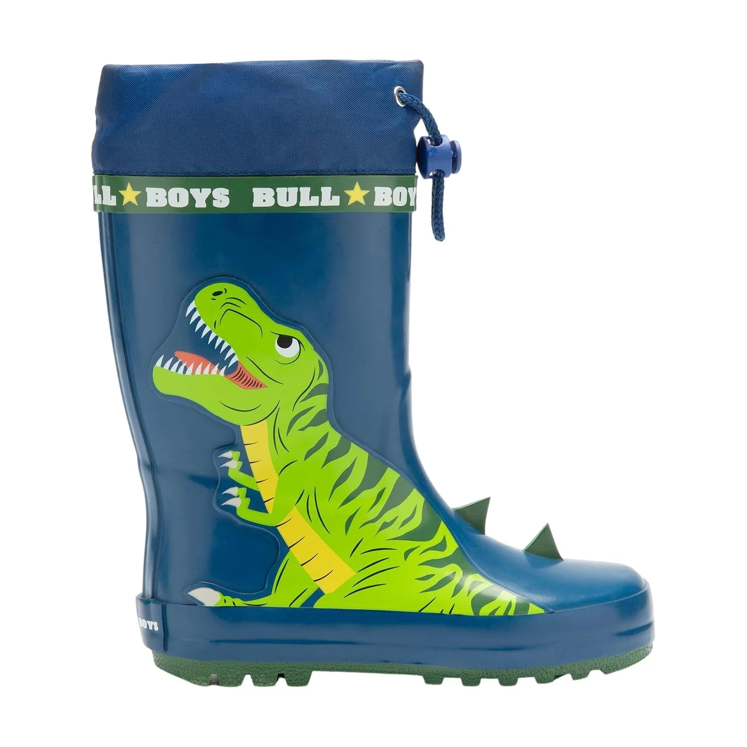 Bull Boys DN3399 (AE01) Dinosaur Blue Rainboot Toggle Top Wellies - Image 19