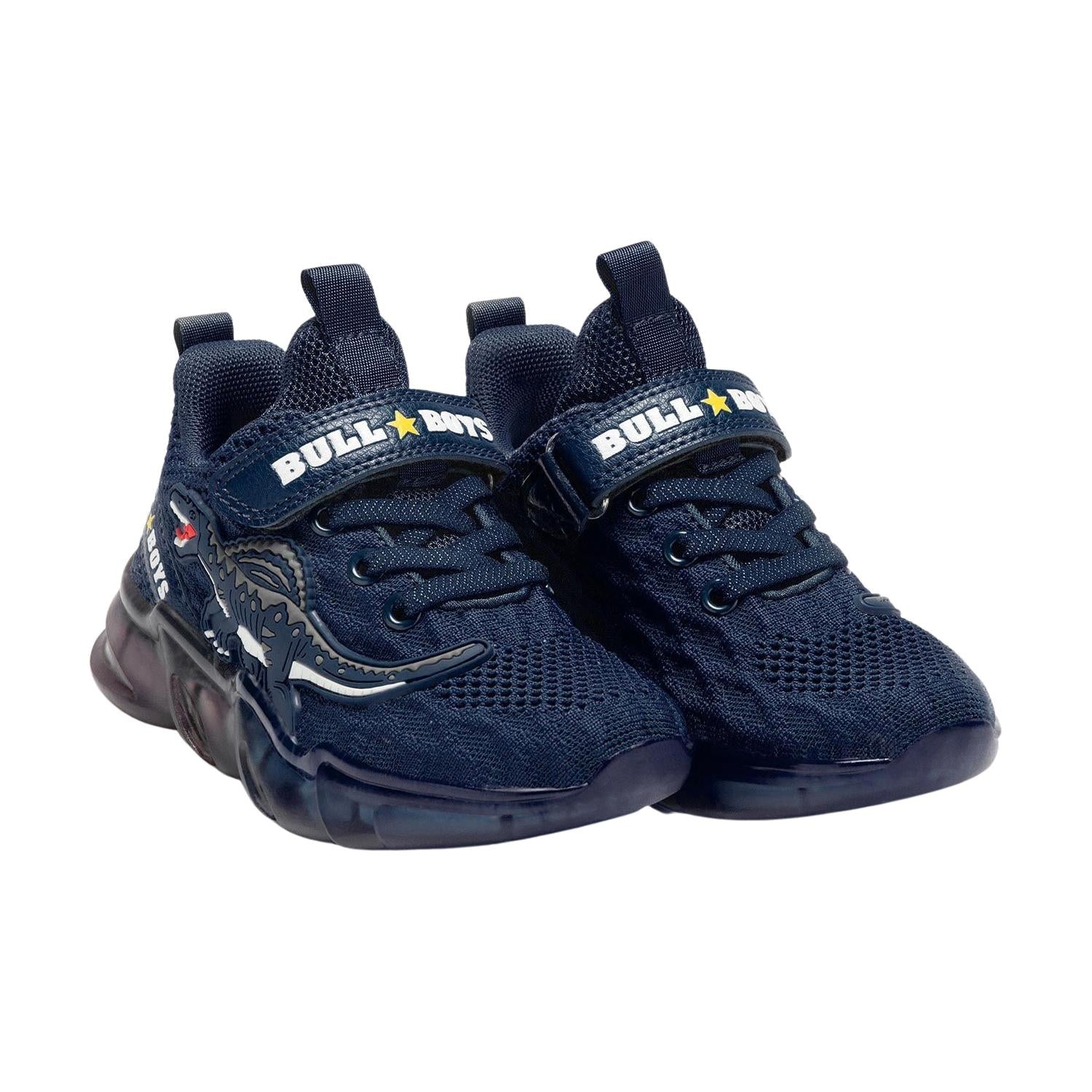 Bull Boys DNAL3378 (AE01) Spinosauro Blue Mesh Dinosaur Light Up Trainers - Image 17
