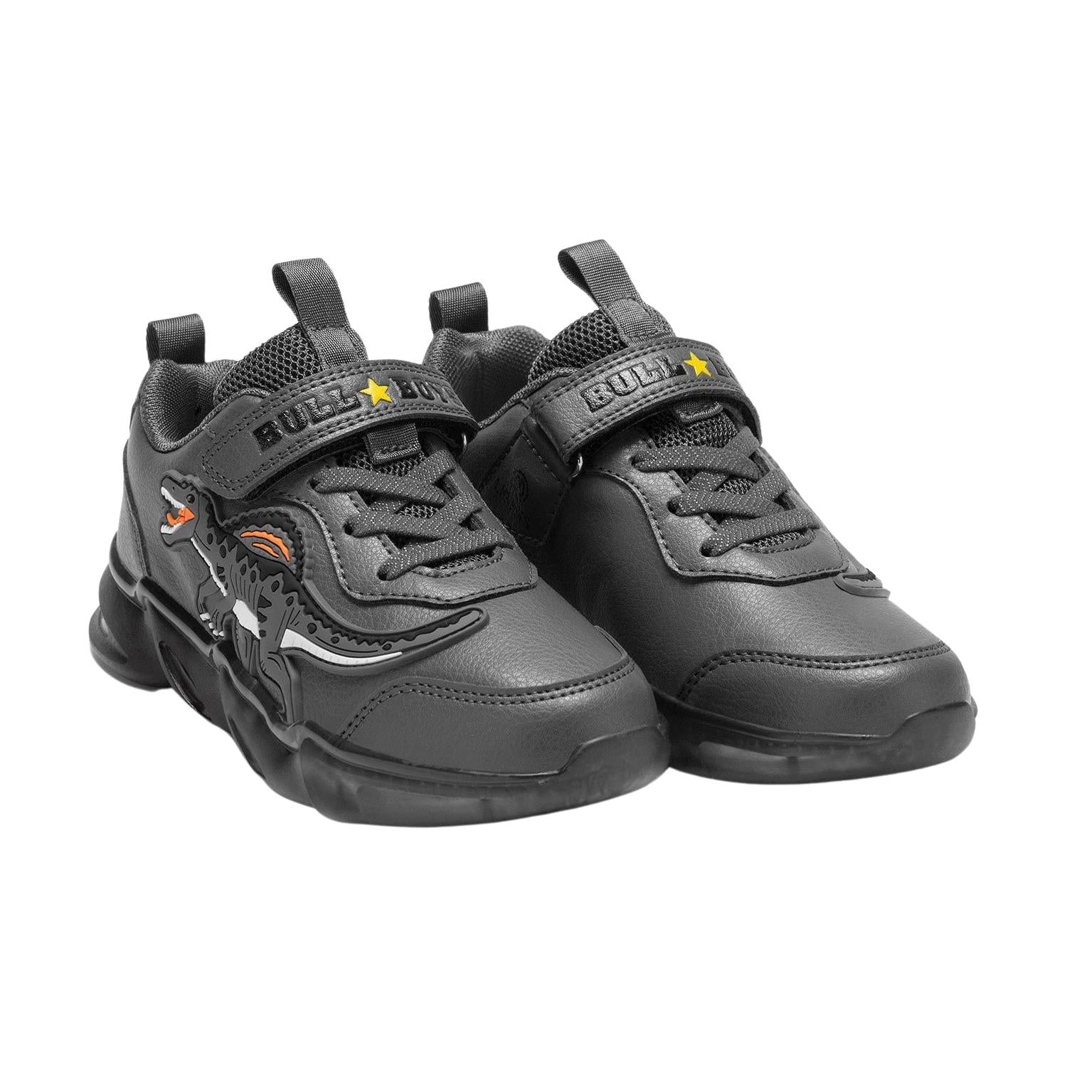 Bull Boys DNAL3396 (AR96) Spinosauro Grey Dinosaur Light Up Trainers - Image 28