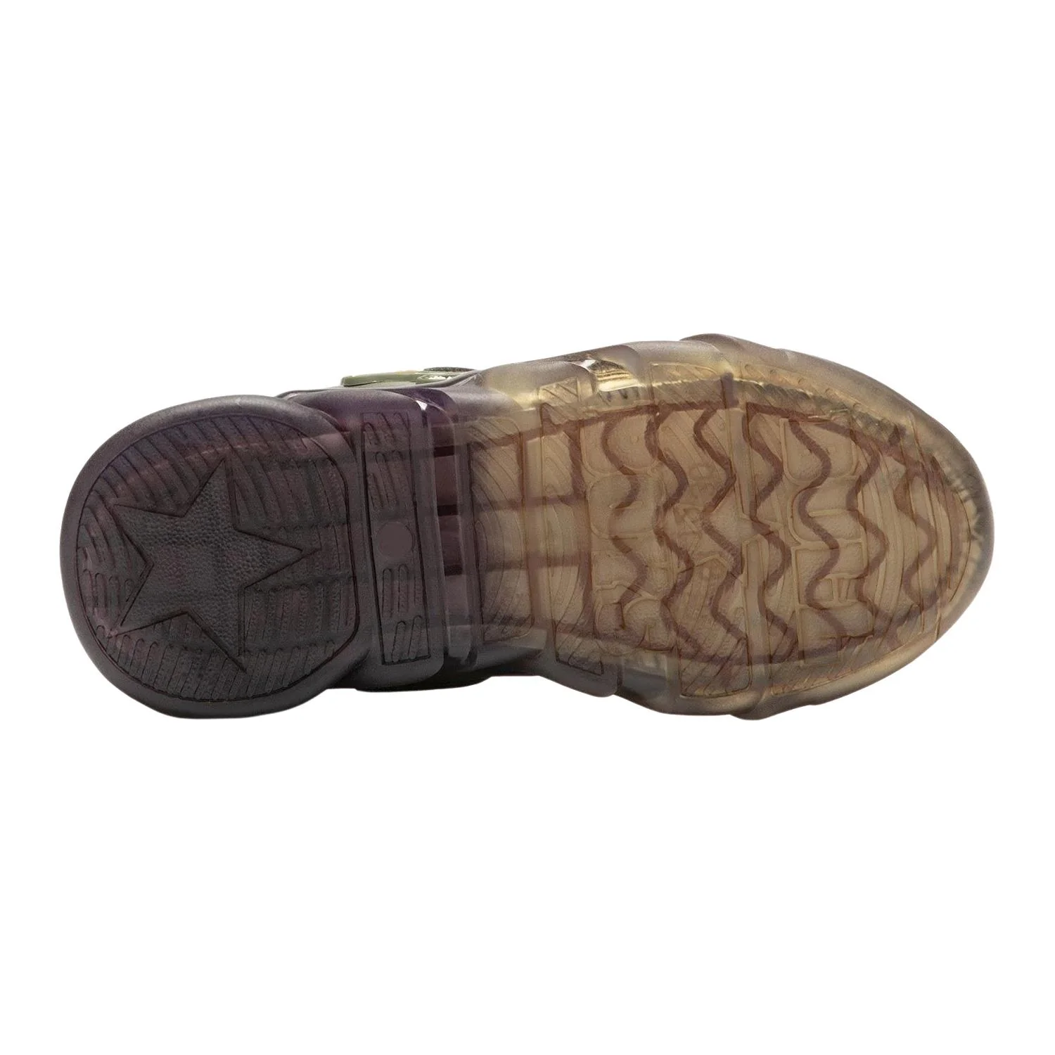 Bull Boys DNAL3396 (AS42) Spinosauro Khaki Green Elastic Lace Light Up Trainers - Image 40