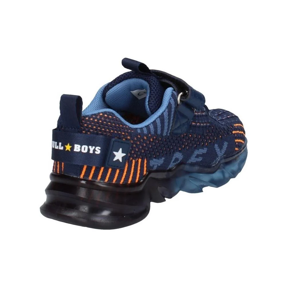 Bull Boys T-Rex Dinosaur Blue Light Up Flashing Trainers Shoes - Image 3