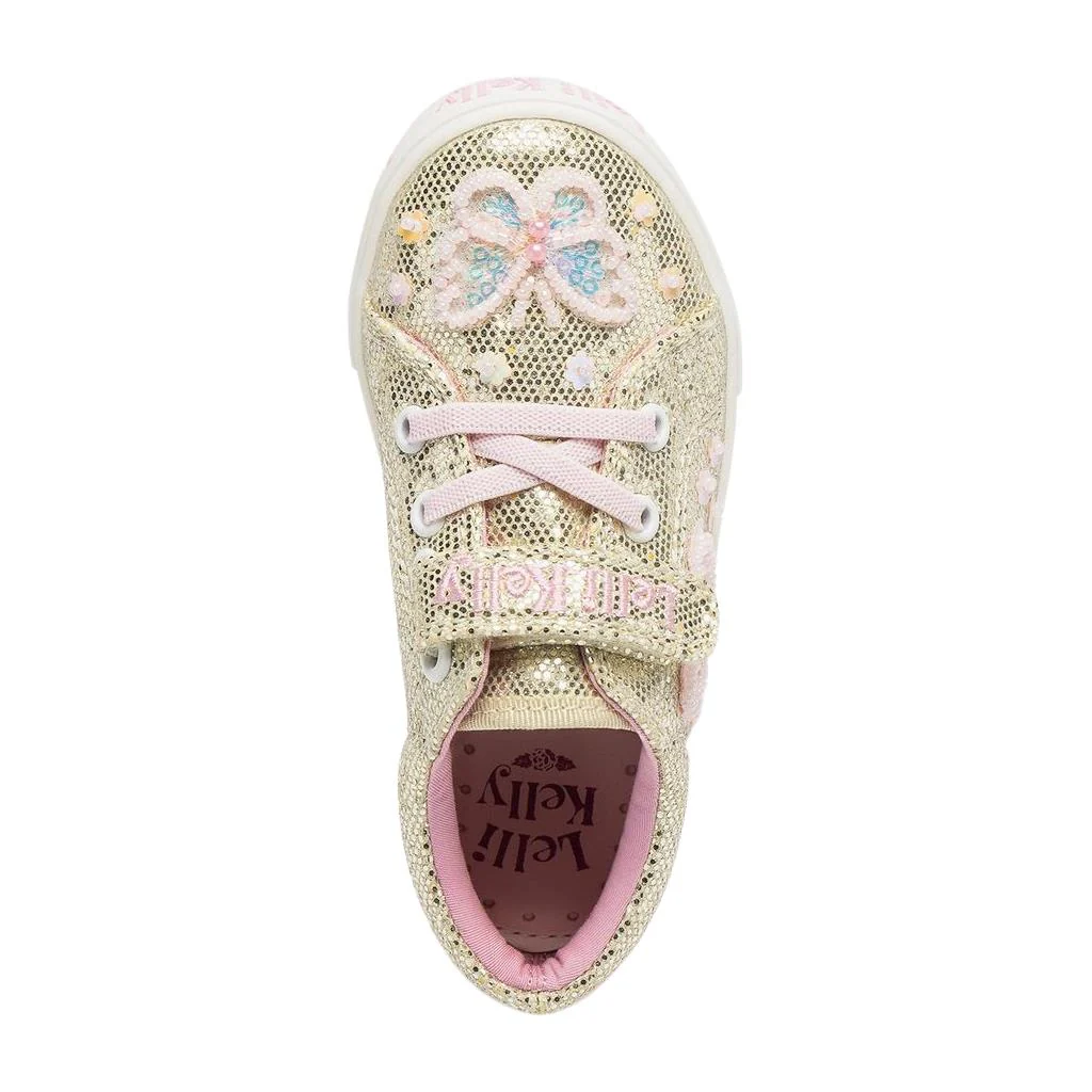 Lelli Kelly Emerald Glitter Canvas Trainers LK5421 - Image 4