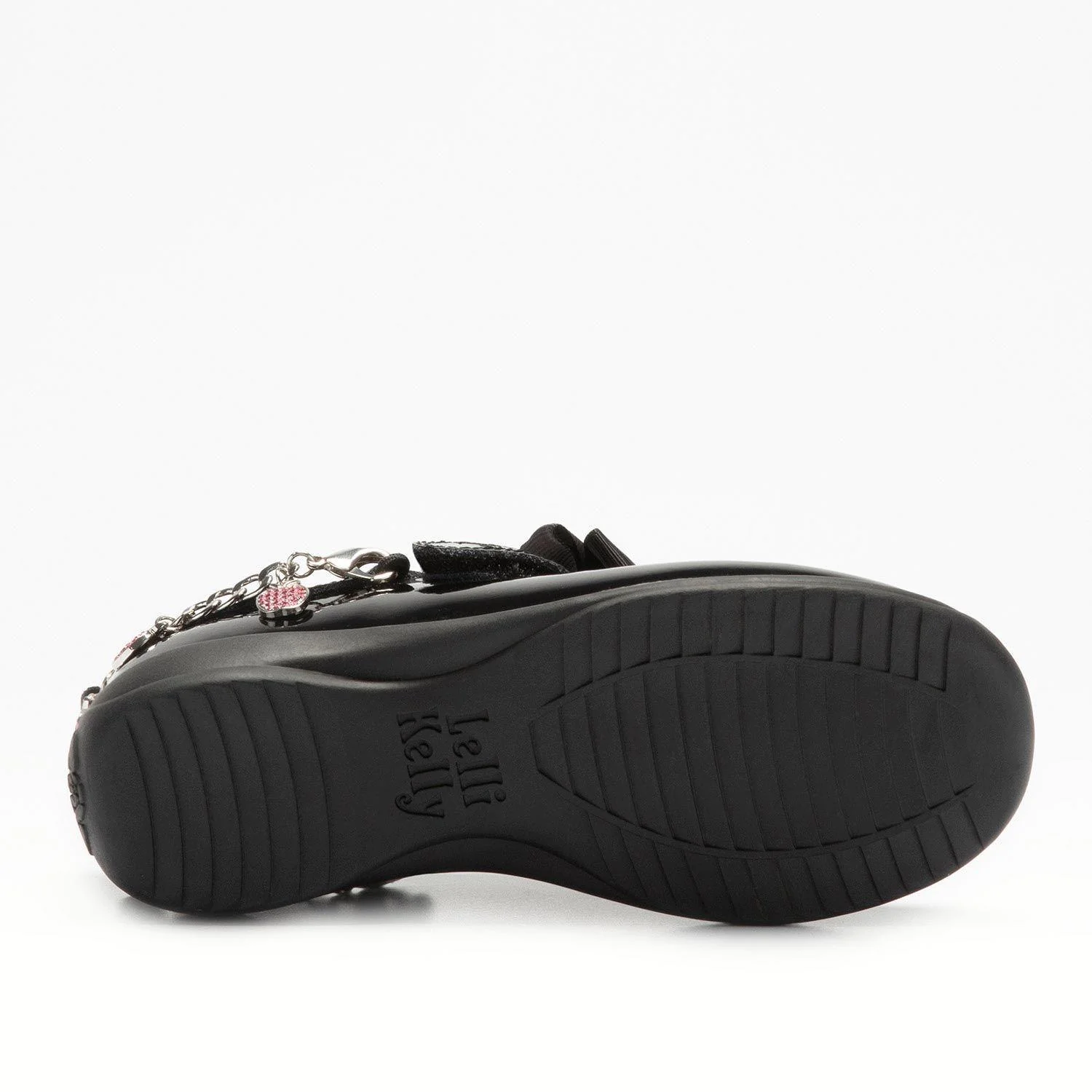 Lelli Kelly Limited Edition LK8739 (DB01) Apple Charm Black Patent School Shoes - Image 5