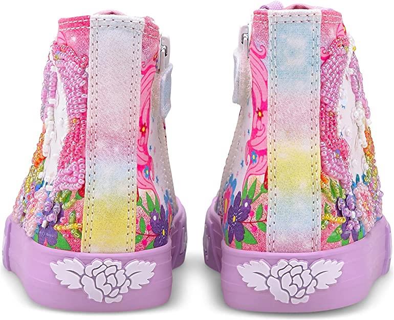 Lelli Kelly LK1002 (BM02) Unicorn Mid Lilla Fantasia Lilac Baseball Boots - Image 31