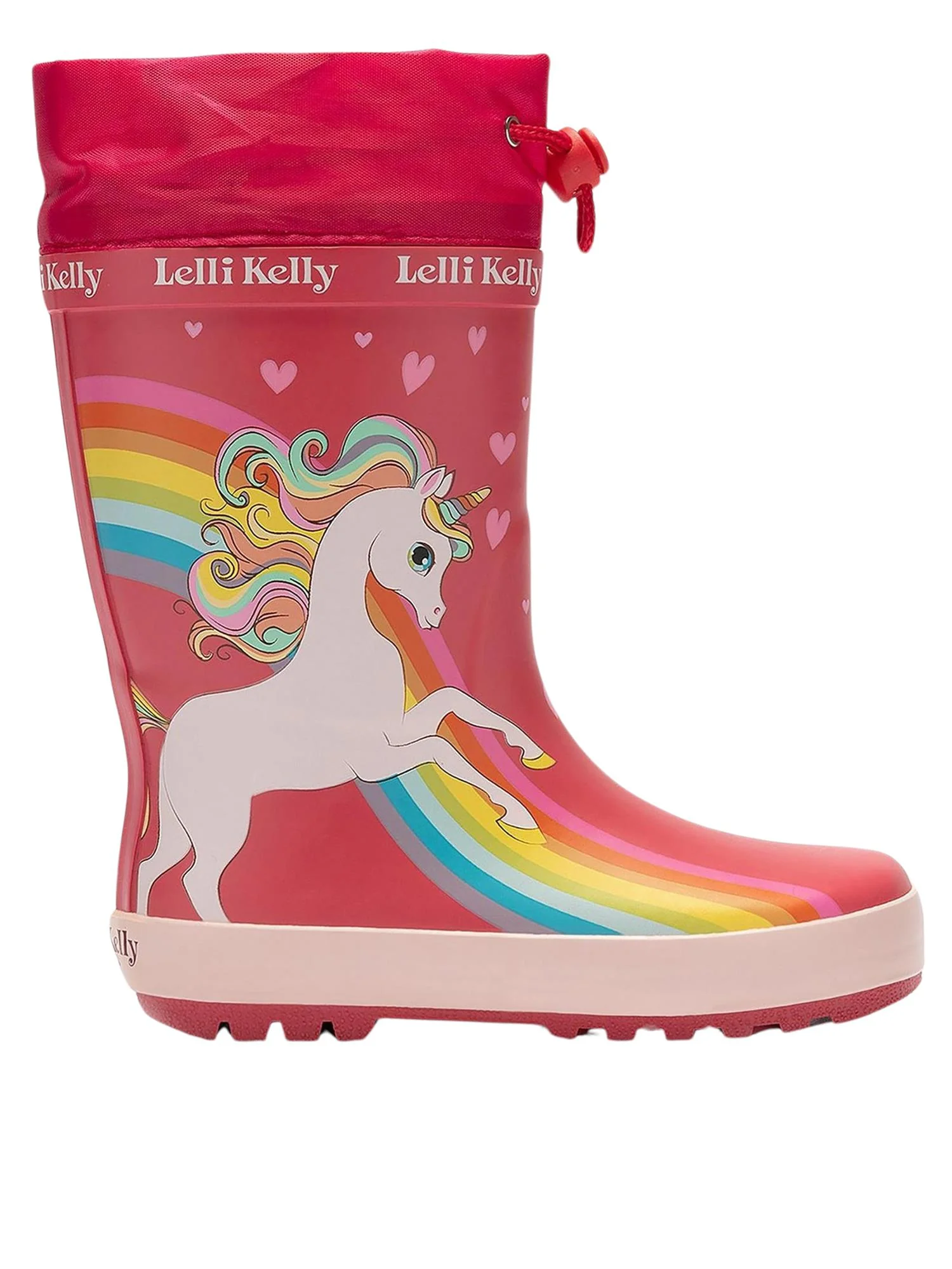 Lelli Kelly LK2650 (AN02) Unicorn Pink Rainboot Toggle Top Wellies - Image 10