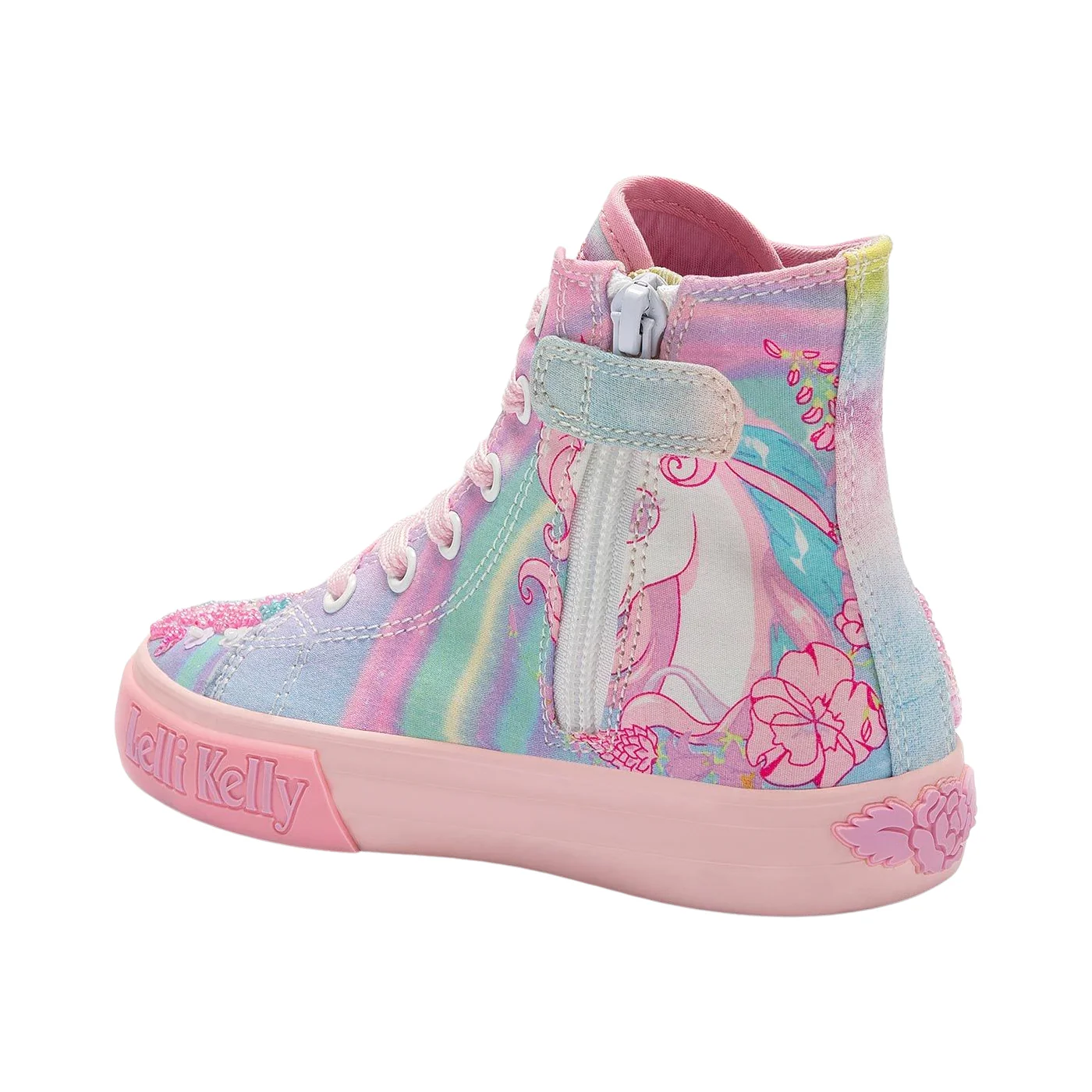 Lelli Kelly LK3488 (BX02) Unicorn Mid Multi Fantasia Baseball Boots - Image 3