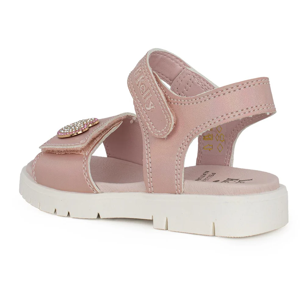 Lelli Kelly LK3571 (AC01) Adele 1 Pink Rosa Pearlescent Adjustable Sandals - Image 3