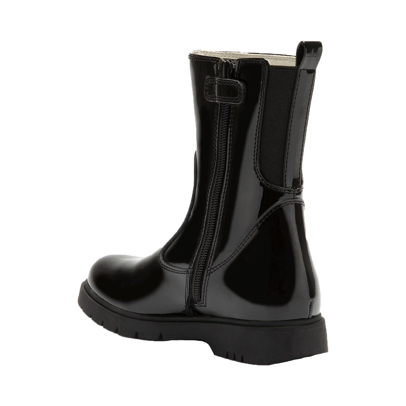 Lelli Kelly LK3724 (DB01) Valerie M Black Diamante Heart Mid-Calf Boots - Image 3