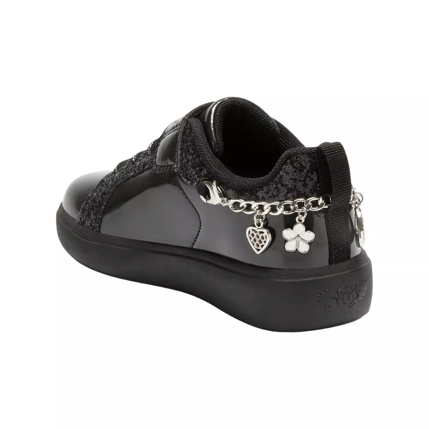 Lelli Kelly LK3800 (AB01) Gioiello Black Shiny Charm Bracelet Trainers Shoes - Image 3