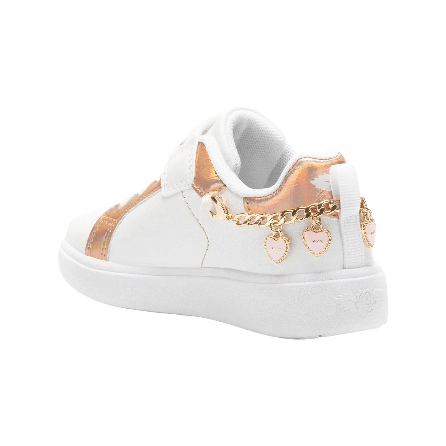 Lelli Kelly LK3810 (AA87) Gioiello Bianco Rose Gold Charm Love Heart Bracelet - Image 3