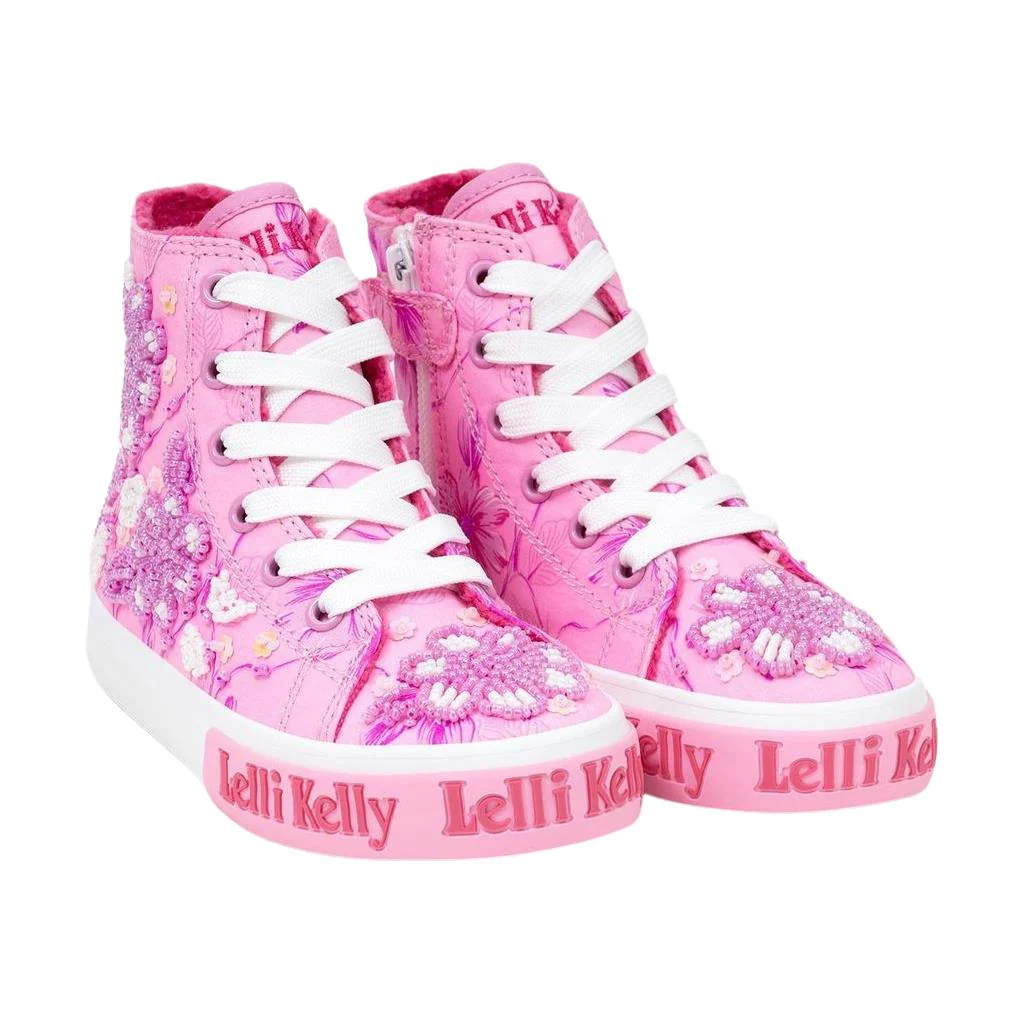 Lelli Kelly LK3852 (RO02) Brooke Pink Fantasy Warm Lined Baseball Boots - Image 3