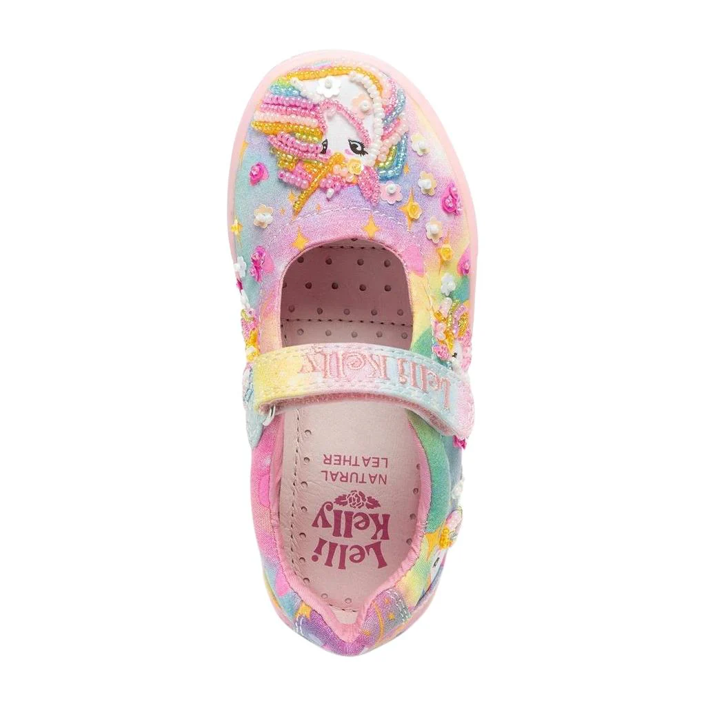 Lelli Kelly LK4154 (RO02) Unicorn Rainbow Canvas Dolly Shoe - Image 37