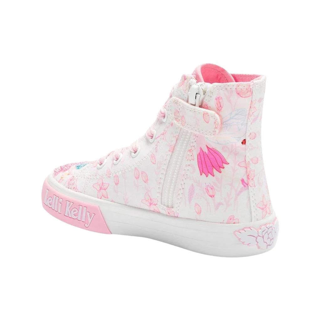 Lelli Kelly LK4166 (BI02) Fairy White Canvas Baseball Boots - Image 18