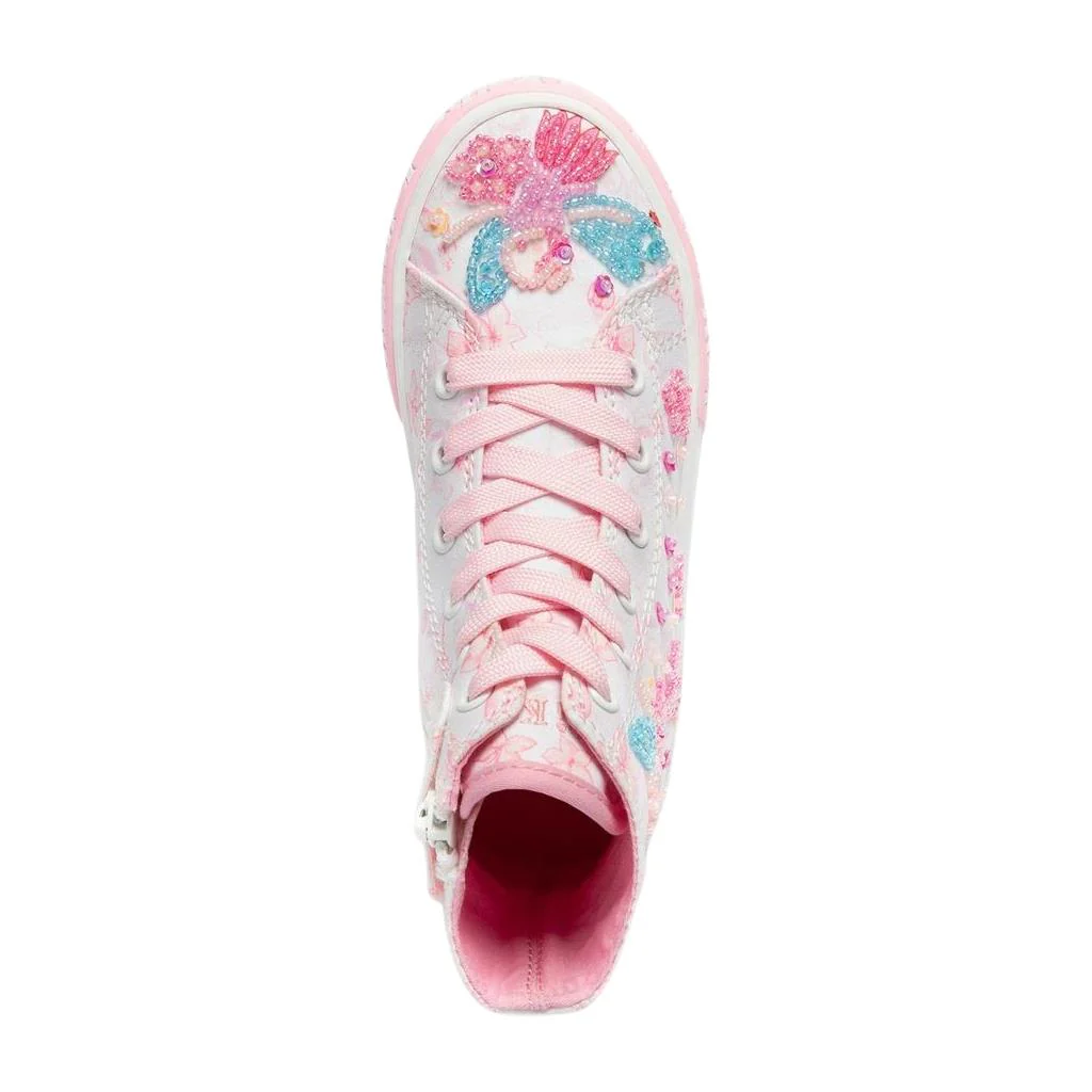 Lelli Kelly LK4166 (BI02) Fairy White Canvas Baseball Boots - Image 37