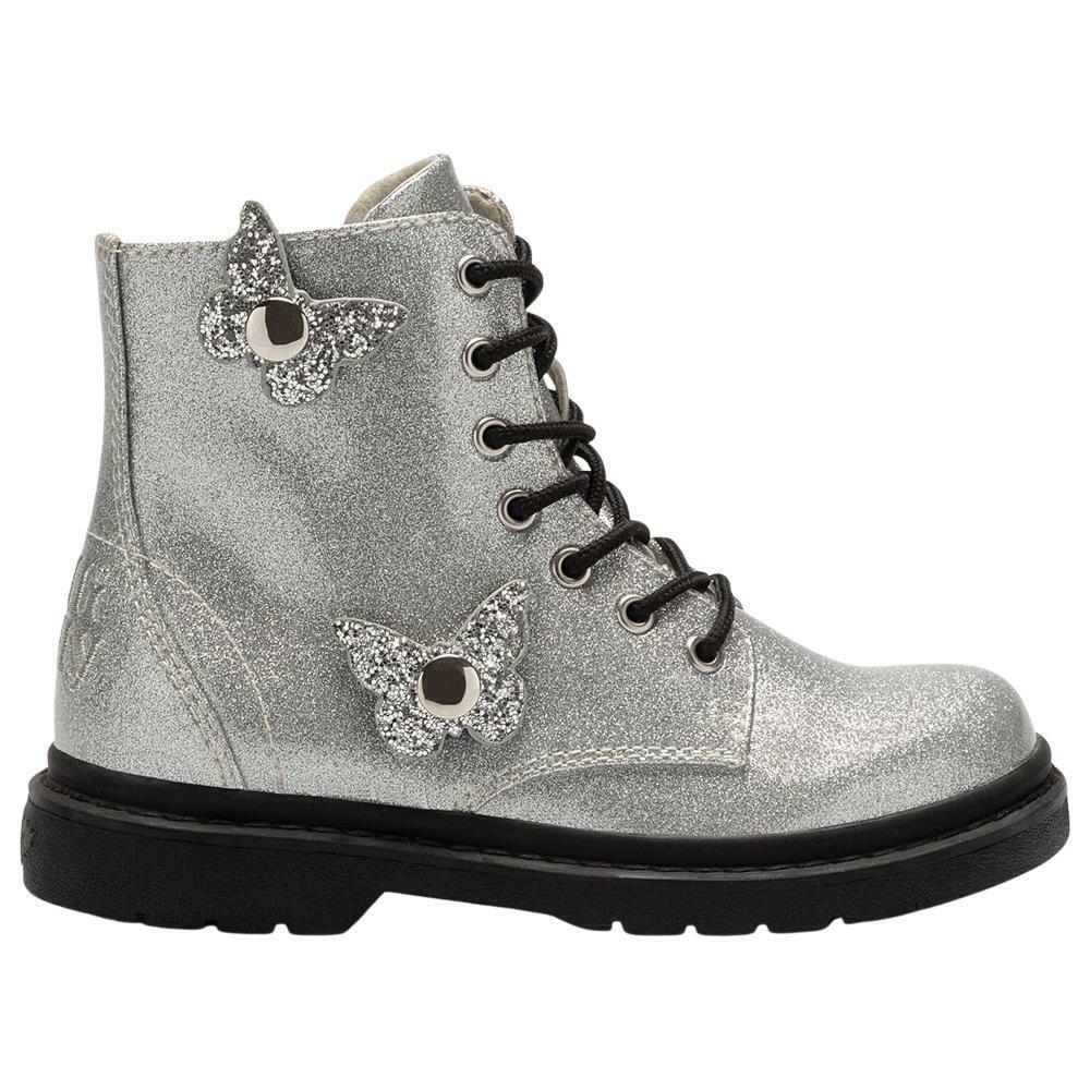 Lelli Kelly LK4544 (SH02) Ali Di Fata Argento Glitter Wings Ankle Boot - Image 4