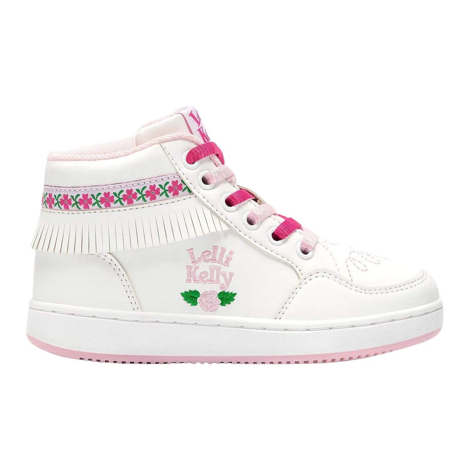 Lelli Kelly LK8082 (AA01) Frangetta Mix White Limited Edition Ankle Boots - Image 5