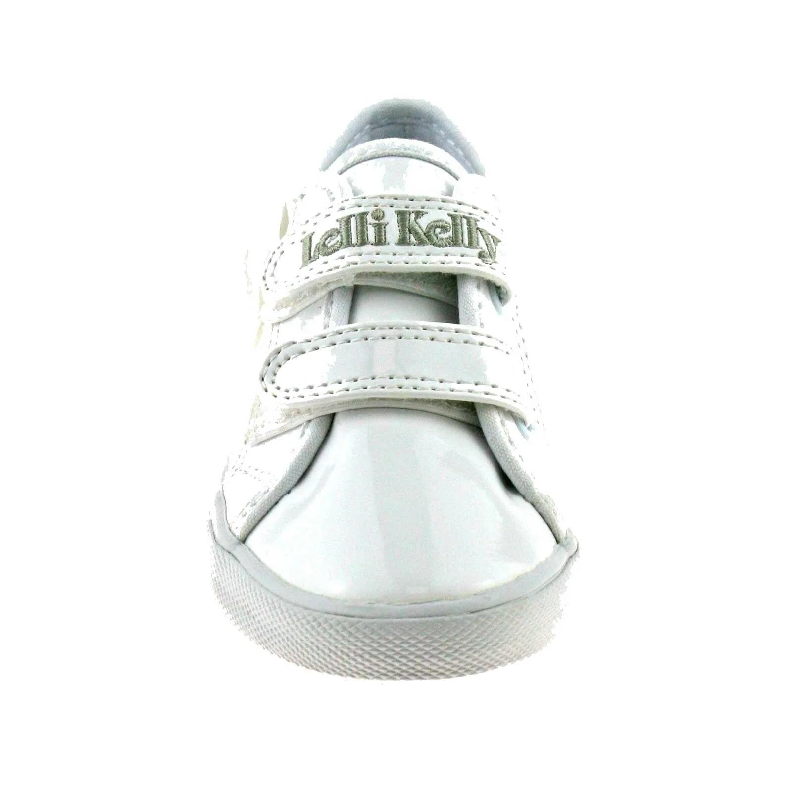 Lelli Kelly LK8199 (DA01) White Patent Lily School Pumps - Image 8