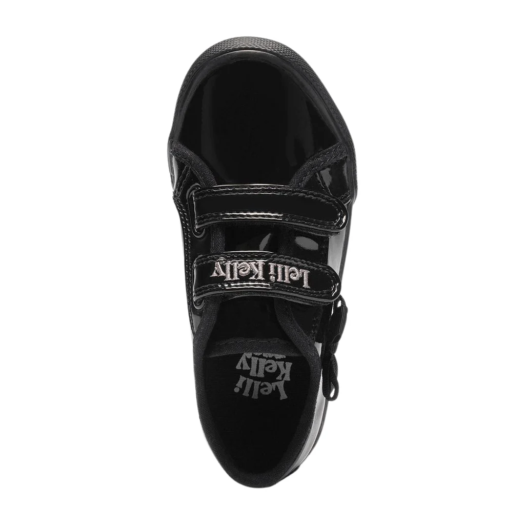 Lelli Kelly Black Patent School Pumps Lily LK8199 (DB01) - Image 3