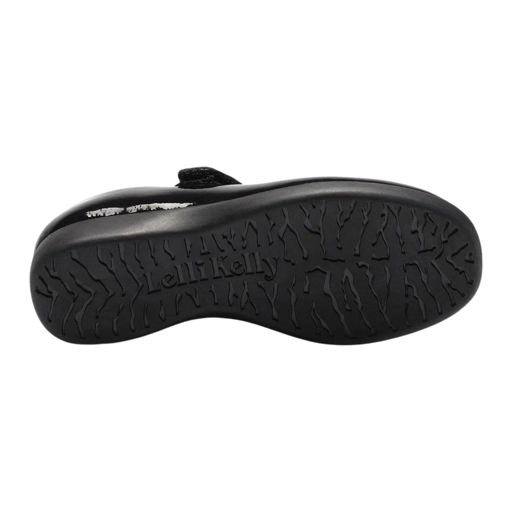 Lelli Kelly LK8226 (DB01) Perrie Black Patent Dolly School Shoes Narrow Fitting - Image 4