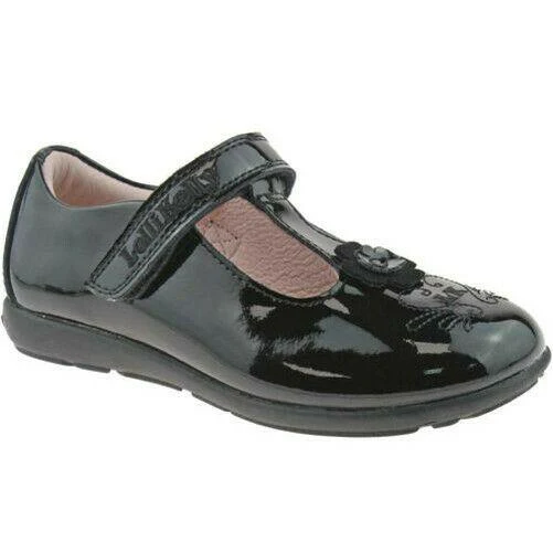 Lelli Kelly LK8255 (DB01) Black Patent Arianna T-Bar School Shoes G Fitting - Image 209