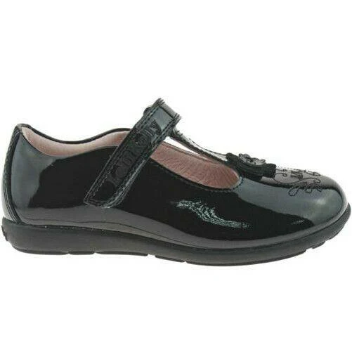Lelli Kelly LK8255 (DB01) Black Patent Arianna T-Bar School Shoes G Fitting - Image 218