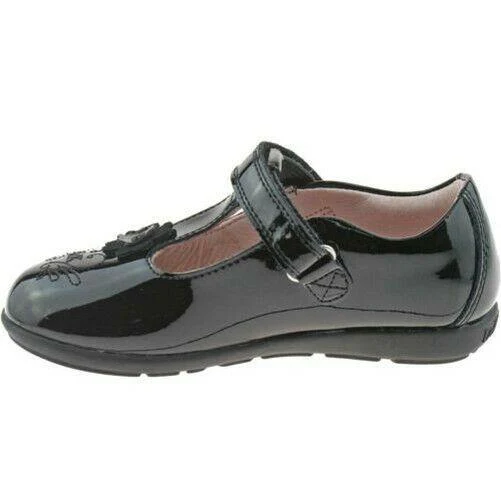 Lelli Kelly LK8255 (DB01) Black Patent Arianna T-Bar School Shoes G Fitting - Image 235