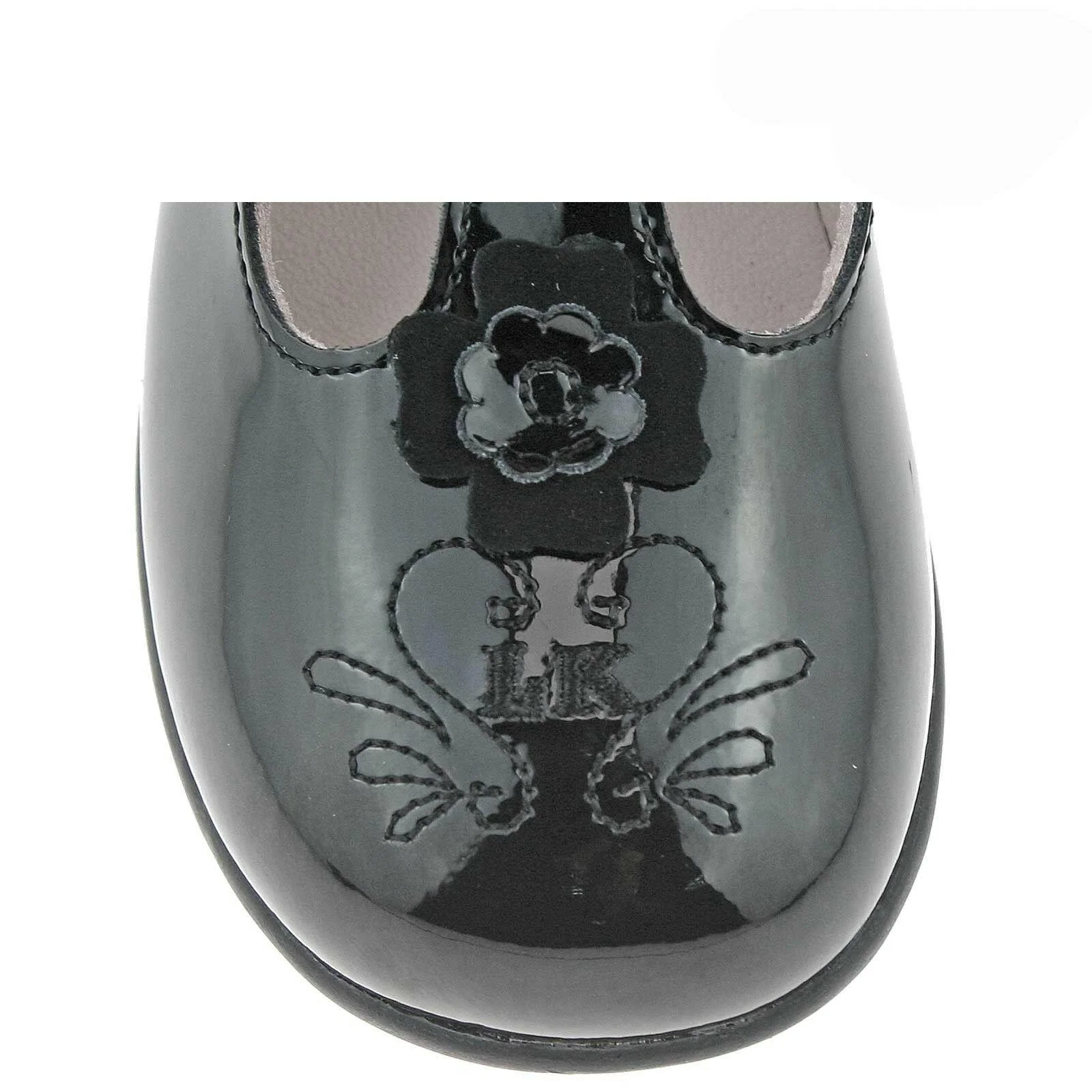 Lelli Kelly LK8255 (DB01) Black Patent Arianna T-Bar School Shoes G Fitting - Image 8