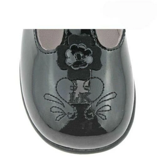 Lelli Kelly LK8255 (DB01) Black Patent Arianna T-Bar School Shoes G Fitting - Image 91