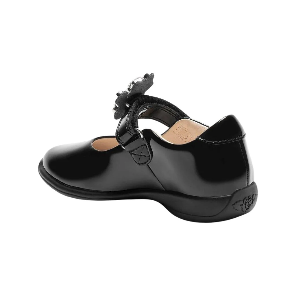 Lelli Kelly LK8610 (NE03) Sadie Cat Black Patent School Shoes - Image 3