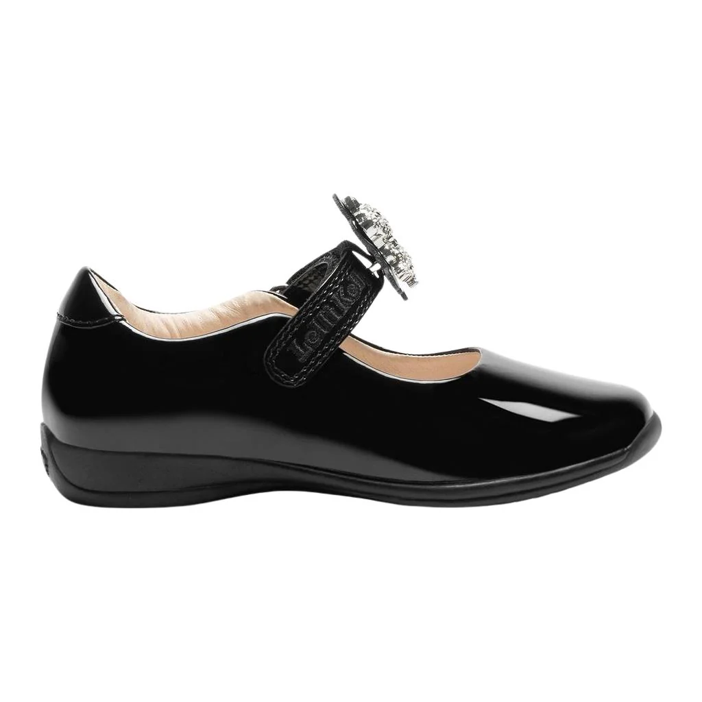 Lelli Kelly LK8610 (NE03) Sadie Cat Black Patent School Shoes - Image 5