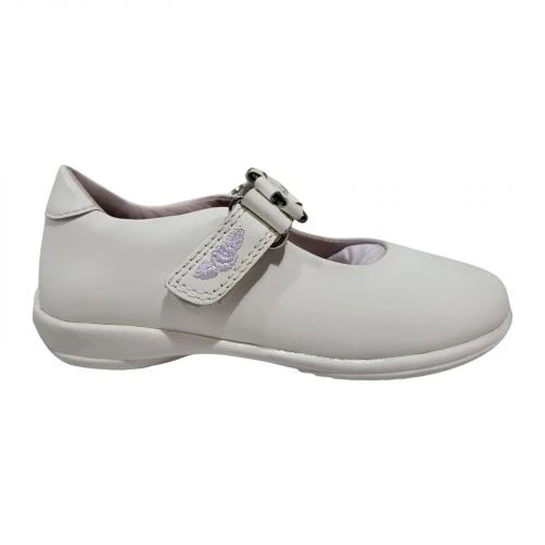 Lelli Kelly Milly Flat White Shoes LK5612 - Image 4