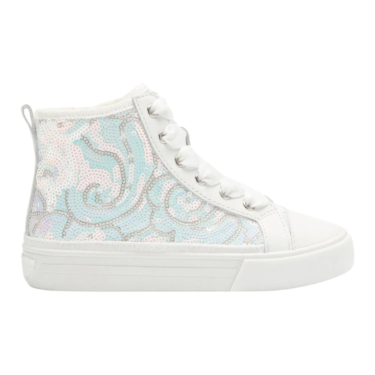 Lelli Kelly MLED4180 (BI01) Aurora White Sequin Leather Baseball Boots - Image 32