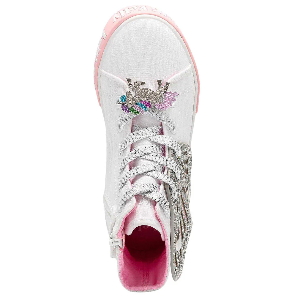 LK1330 (AH01) Unicorn Wings Argento Baseball Boots - Image 5