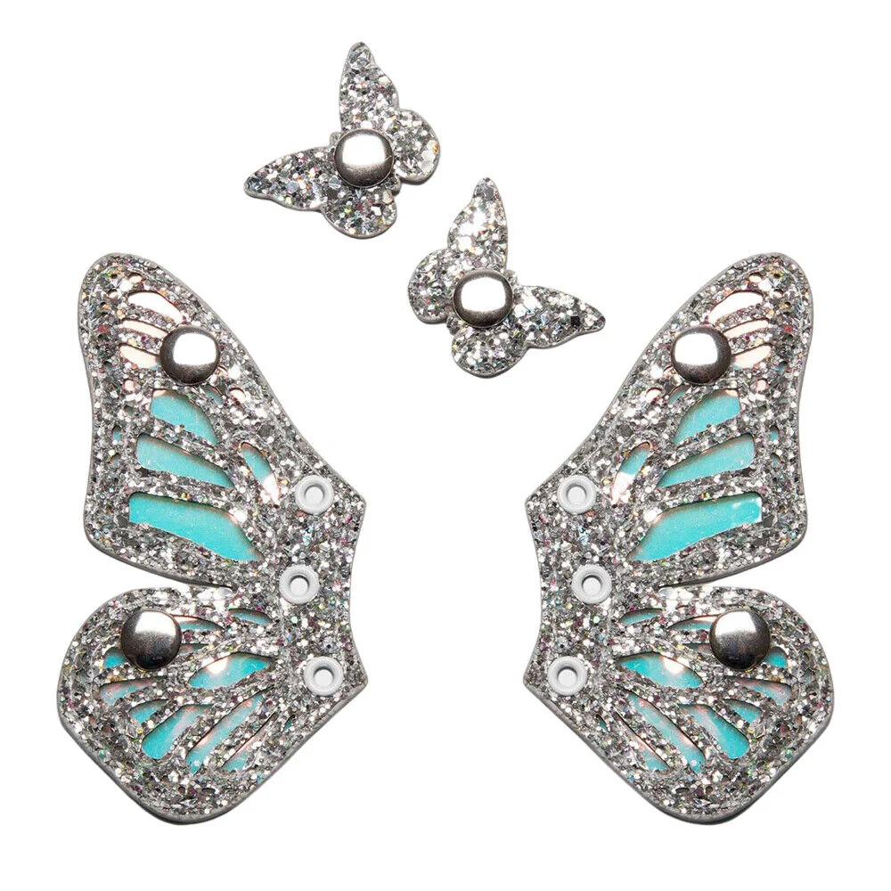 LK1330 (AH01) Unicorn Wings Argento Baseball Boots - Image 6